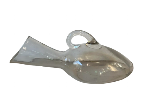 Vintage Glass Hospital Urinal