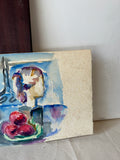 Abstract Still Life Watercolor Painting