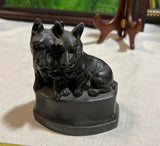 Vintage Cast Iron Scottish Terrier Doorstop