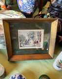 Small French Framed Print, in Nicolas Lancret Style