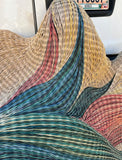 Oversized Sally Bright Wicker Wave Design Art
