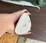 Small Ceramic Floral Catchall With Little English Figures