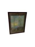 Framed Print of Tree and Cabin