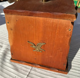 Vintage Eagle Ice Box With Lid