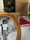 Vintage Framed African American Sibling Photo