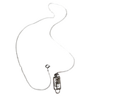 Simple Silver Ysl Necklace