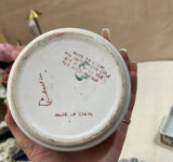 Pair of Floral Ceramic Boxes