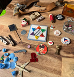 Large Instant Collection of Miniature Children's Toys, Collectables, and Handwritten Note