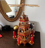 Vintage German Christmas Pyramid Candleholder