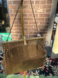 Small Gold Metal Fancy Hand Bag