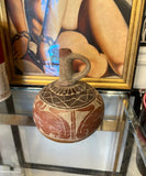 Vintage Handmade African Pottery Vase