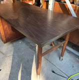 Heavy Large Vintage Wooden MCM Style Desk