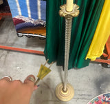 Brass Floor Lamp With Plastic Details