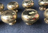 Vintage Brass Cabinet/Drawers Knobs Collectible- Set of 8