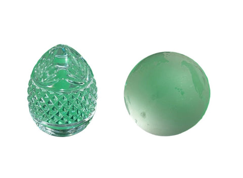 Pair of Vintage Glass Paperweights