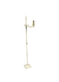 White Metal Vintage Floor Lamp