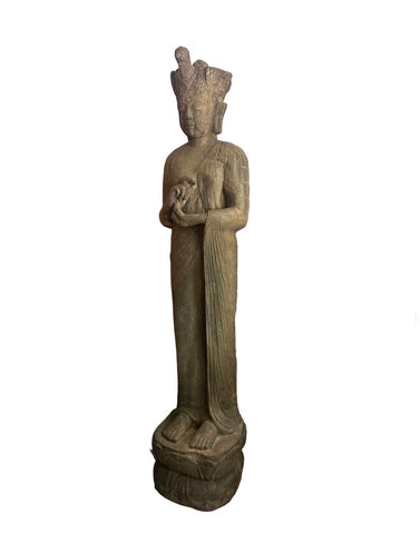 Vintage Oversized Standing Buddha Statue