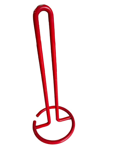 Vintage Red Metal Paper Towel Holder