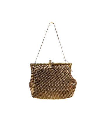 Small Gold Metal Fancy Hand Bag