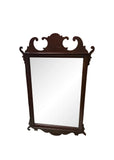 Mid Century Style Wooden Hand Carved Wall Mirror
