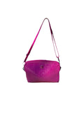 Fuchsia Pink Coach Flat Crossbody Purse