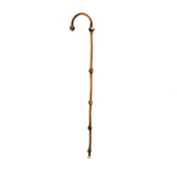 Vintage Hand Carved Wooden Bamboo Cane