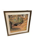 Framed Photo of Bridge in the Fall
