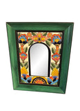 Hand Painted in Gold Arch Mirror