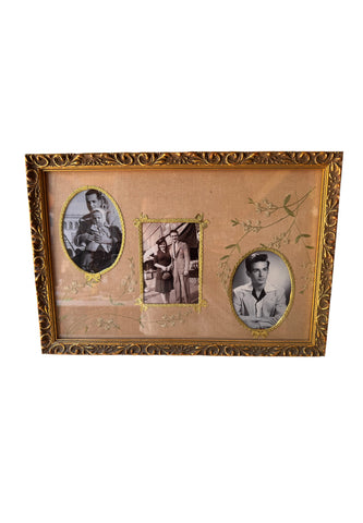 Vintage Three-in-One Gold Picture Frame