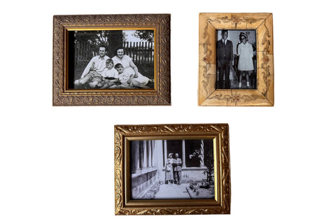 Trio of Detailed Picture Frames