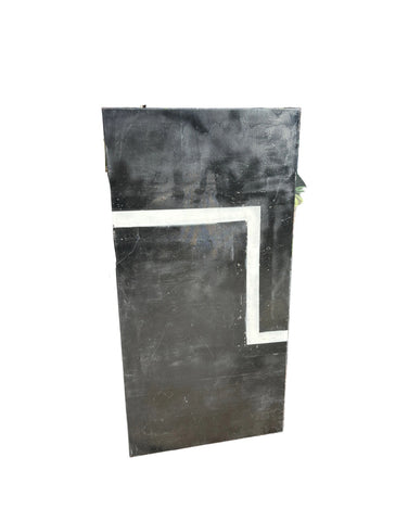 Large Black and White Abstract Minimalism Painting on Canvas