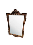Large Vintage Hand Carved Wooden Mirror
