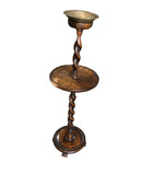 Barley Twist Antique Brass Cigarette Cigar Stand