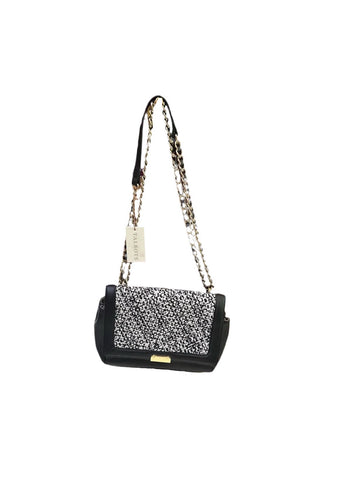 90's Talbot Black and Gray Crossbody Bag