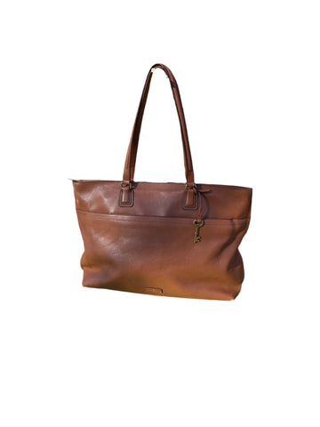 Brown Leather Fossil Shoulder Bag