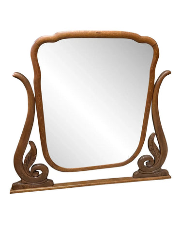 Wooden Standing Desk Mirror