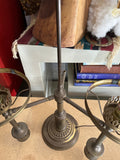 Vintage Brass Americana Lamp with Eagle Accents