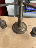 Vintage Brass Americana Lamp with Eagle Accents