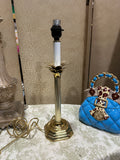 Small Vintage Brass Pineapple Style Table Lamp
