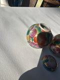 Pair of Small Vintage Asian Floral Vases