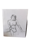 Front and Back Expressionism Nudist Drawings