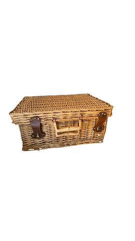 Large Handmade Wicker Picnic Basket
