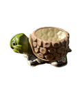 70s Ceramic Hand Painted Turtle Indoor Planter