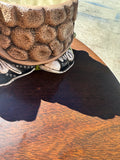 70s Ceramic Hand Painted Turtle Indoor Planter