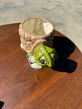 70s Ceramic Hand Painted Turtle Indoor Planter