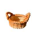 70s Ceramic Bread Roll Woven Bowl