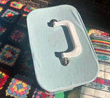 Pair of Vintage Blue Doll and Barbie Suitcases With Doll Clothes Inside