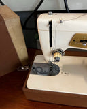 Vintage Working Singer Sewing Machine and Cover