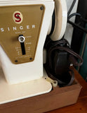 Vintage Working Singer Sewing Machine and Cover