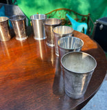 Kentucky Derby Collection of Silver Plated Cups- Set of 7